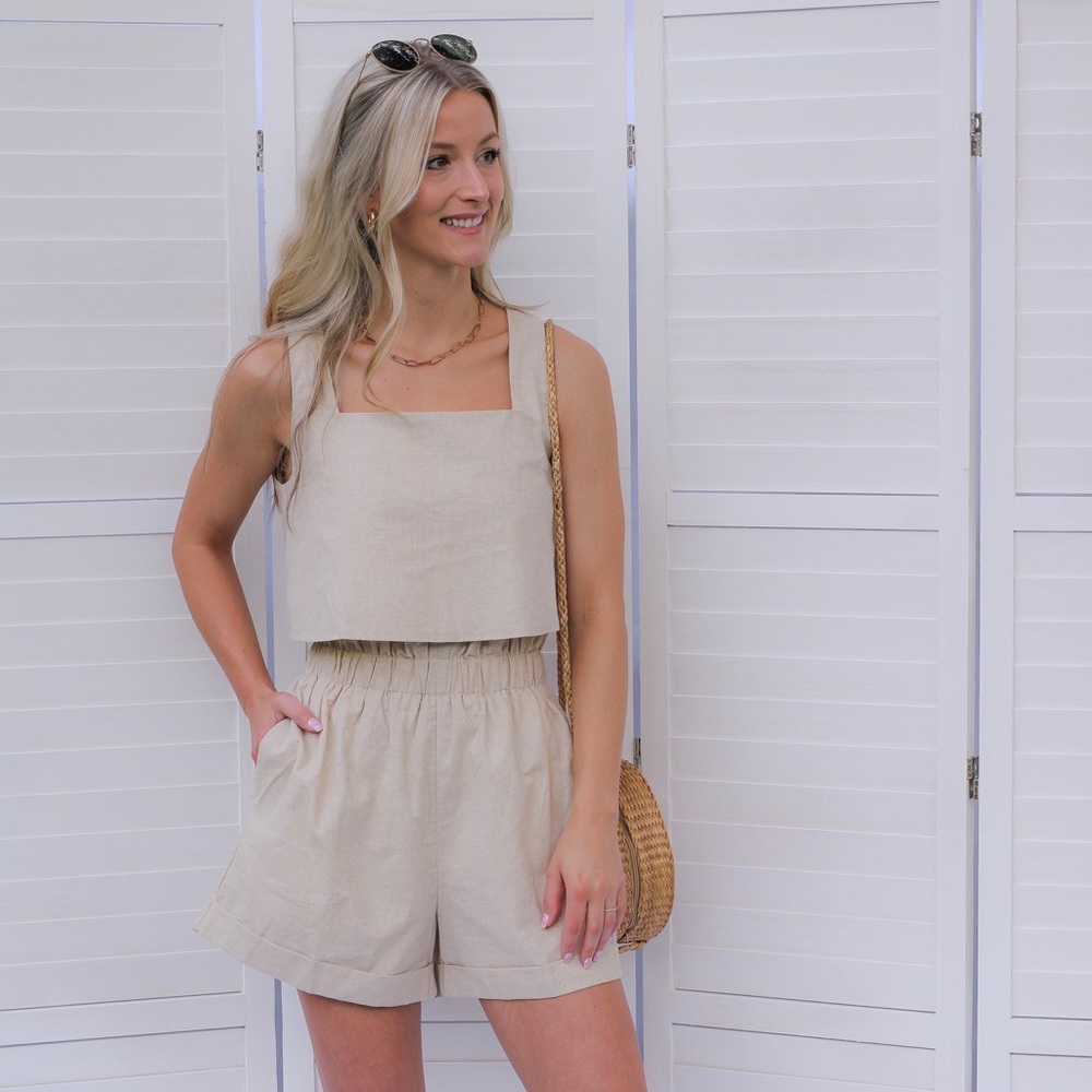 Oatmeal Linen Set
